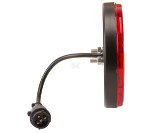 Multifunkční zadní 5pólové LED světlo, kulaté, O 140 mm (12/24 V) 