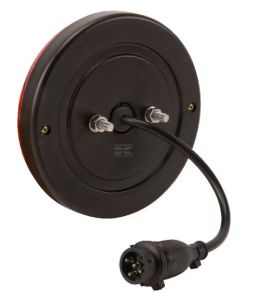 Multifunkční zadní 5pólové LED světlo, kulaté, O 140 mm (12/24 V) 
