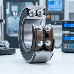 Produktový záběr - SKF 3205 A-2RS1TN9/C3VT114 Dvouřadé kuličkové ložisko s kosoúhlým stykem