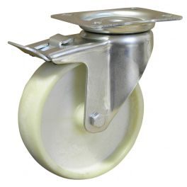 Koleso otočné s brzdou 423F CZC-K125+T