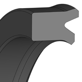 Piestnicové tesnenie MA 30 / 45 x 53 x 10 PUR