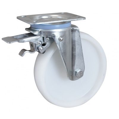 Koleso otočné s brzdou 623T CPC-K125
