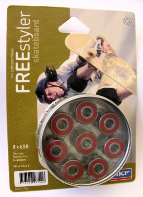 SKF VKLA 1021 C Sada ložísk pre skateboard